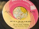 Garage Punk 45 All Night Workers Don't Put All Your Eggs LOU REED JOHN CALE HEAR
