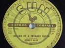 Rockabilly 78 JOHNNY CASH Ballad Of A Teenage Queen SUN 283 HEAR 2512