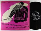 Oscar Peterson - Plays Duke Ellington LP - Clef David Stone Martin Mono DG