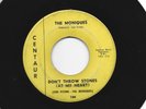 NORTHERN SOUL  bw/ DOOWOP 45 - MONIQUES - DONT THROW STONES -HEAR- 1963 CENTAUR