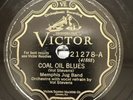 Blues-78 RPM-Memphis Jug Band-Coal Oil Blues/Papa Long Blues-Victor 21278-E-