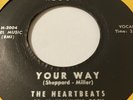THE HEARTBEATS PEOPLE ARE TALKING/YOUR WAY  HULL 716 R&B Vocal Group Doo Wop