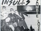 The Insults POPULATION ZERO / ZOMBIE LOVER - Ric-Mar 1979 Punk 45 PS Green Wax