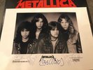 Metallica KILL EM ALL album red vinyl With Autographs Signed RARE Cliff Burton