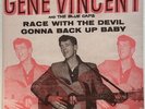 GENE VINCENT 14 X 10 1950’s CAPITOL RACE WITH THE DEVIL AD REPRO ROCKABILLY WOW