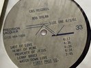 Bob Dylan 12” Metal Acetate Master Recordings 5 Track Shot Of Love