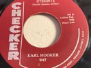 EARL HOOKER / BOBBY SAXTON-CHECKER 947-DYNAMITE/TRYING TO MAKE A LIVING=BLUES 45
