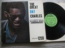 Ray Charles  Great Ray Charles 1957 Atlantic 1259 Stereo LP  VG+ / EX Plus