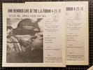 JIMI HENDRIX 'Scuse Me While I Kiss The Sky 2LPs LA FORUM 4/25/70 HEN Vinyl 33⅓