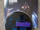SUEDE MUSIC  ALBERT HALL LIVE 3X VINYL C/W BAND SIGNED DRUM HEAD + PHOTO PROOF