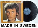 Johnny Hallyday Derrière l'amour LP 33 Tours vinyle suédois Suède Sweden