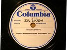 78 RPM - UNISSUED Test SA-2633-1 : ROBERT JOHNSON - condition E+