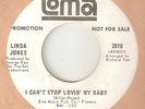 LINDA JONES I Cant Stop Lovin My Baby Hypnotized LOMA DJ NORTHERN SOUL DEEP 45