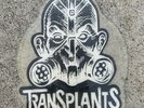TRANSPLANTS - GANGSTAS & THUGS - CLEAR SHAPED VINYL - 2005 UK 7