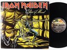 Iron Maiden - Piece Of Mind LP - Capitol VG++ Autograph