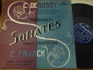 ZINO FRANCESCATTI - ROBERT CASADESUS / DEBUSSY - FRANCK    /  COLUMBIA FCX 125