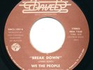 WE THE PEOPLE - Break Down / On The Way - DAVEL - Funk Soul 45 RPM