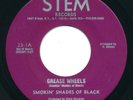 SMOKIN' SHADES OF BLACK - Grease Wheels - STEM - RARE Funk Soul 45 RPM