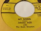 JOHNNY ACE MY SONG/FOLLOW THE RULE Duke 102 Blues And R&B Legend. Great Record.