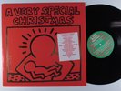 VERY SPECIAL CHRISTMAS Various Artists A&M LP VG+ promo keith haring cover a