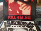 METALLICA Kill 'Em All - 1ST 1983 MEGAFORCE PRESSING/sterling/sterling -EX VINYL