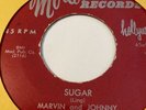 MARVIN and JOHNNY SUGAR/ KISS ME Modern 941 Legendary R&B Duo   Great Duo Record