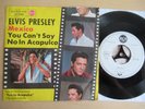 Elvis Presley-Mexico-German White Label Promo Single-Von 1963-Very Rare
