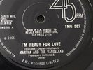 Martha & Vandellas - I’m Ready For Love/ He Doesn’t Love Her Anymore TMG582 Ex