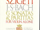 3LP Box BACH 6 Violin Solo Sonatas & Partitas SZIGETI Vanguard BG-627 NM 1955 Rc