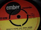 RARE 7”RAY SINGER 1966 EX + VINYL 45rpm  Psych Mod What’s Done Has Been Done   ￼