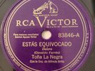 Tona La Negra Estas Equivocado RCA Victor 83846 Latin 78 RPM HEAR
