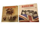 2 Vintage Beatles Vinyl MONO LPs BEATLES STORY and BEATLES 65 Album RARE