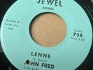 Rare Rocker John Fred lenne /youre Mad At Me Jewel Vg++