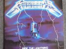 Metallica Ride The Lightning LP  1984 OIS Elektra / Megaforce