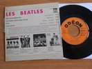 THE BEATLES RARE FRENCH EP ROLL OVER BEETHOVEN SOE 3746 TYPE 4 avec sa languette