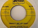 Blues 45 LIGHTNIN' HOPKINS Finally Met My Baby/That's Alright Baby Herald RARE