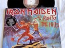 IRON MAIDEN RUN TO THE HILLS+THE NUMBER OF THE BEAST   HARD  ROCK RARE 2 LP