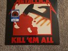Kill EM All by Metallica Vinyl Walmart Exclusive Jump In The fire Engine Red