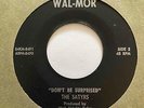 Garage Punk 45 THE SATYRS Don't Be Surprised/Blue Blue World Wal-Mor RARE Hear