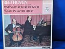 @PHILIPS SAL 3453-4 *ROSTROPOVICH* BEETHOVEN CELLO SONATAS* RICHTER* 2 LP* NM
