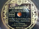 SCHELLACK Louis Armstrong I Get Ideas / A Kiss To Build A Dream On SHELLAC