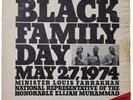 Louis Farrakhan: Black Family Day Vinyl LP, May 27th, 1974, Elijah Muhammad 