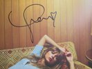 SIGNED with 'Heart' by Taylor Swift | Midnights | Moonstone Blue Vinyl | COA