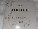 SIGNED SUBSTANCE VINYL NEW ORDER