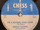 Muddy Waters Natural Born Lover / Lover Man Chess 1585 78 RPM HEAR
