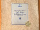 PIERRE FOURNIER Bach Six Suites for Solo Cello ARCHIV Stereo 3LP Box RARE VG+