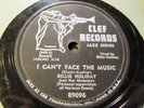 BILLIE HOLIDAY Remember/ I can't face the Music Norman Granz Mercury CLEF 89096