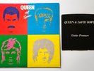 QUEEN Hot Space 1982 Vinyl LP 1st Press  + 45 RPM Under Pressure/Soul Brother
