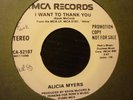 alicia myers i want to thank you mca wdj  usa orig northern  soul 45
