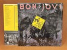 BON JOVI Slippery When Wet Vinyl Record LP w/Hype Sticker Open Shrink Wrap EXC